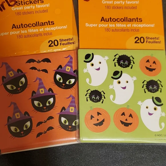 20+ Packs Fall Halloween Sticker Lot - Picture 15 of 17